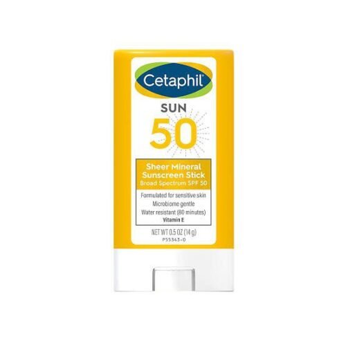 Cetaphil Sheer Mineral Sunscreen stick broad spectrum SPF 50