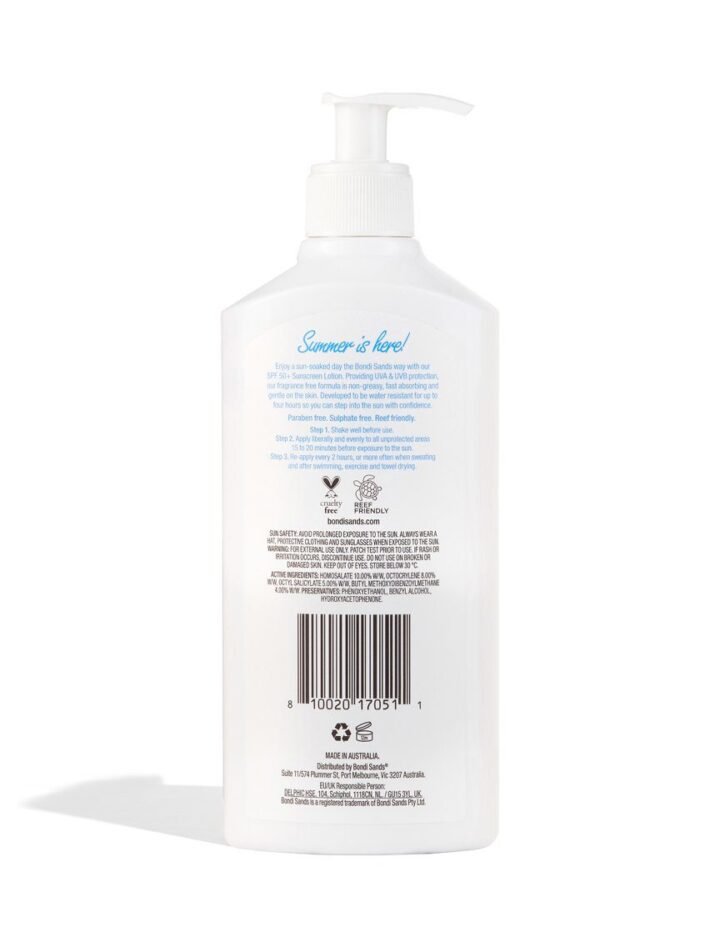 Bondi Sands Sunscreen SPF50+ with pump 500ml - Image 3
