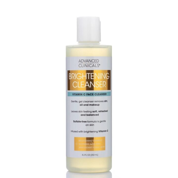 Advanced Clinicals Vitamin C Brightening Face Cleanser 8.2 Oz