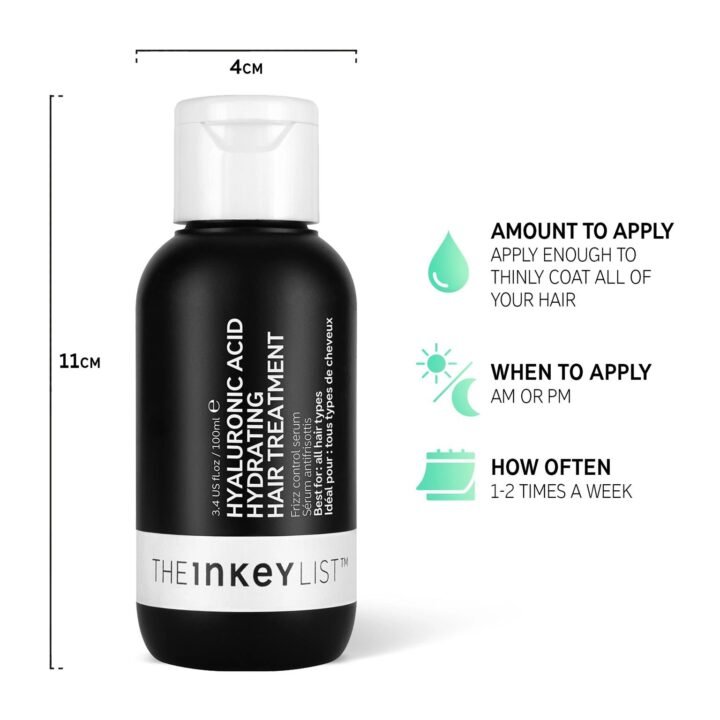 The INKEY List Hyaluronic Acid Hydrating Hair Treatment 100ml - Image 2