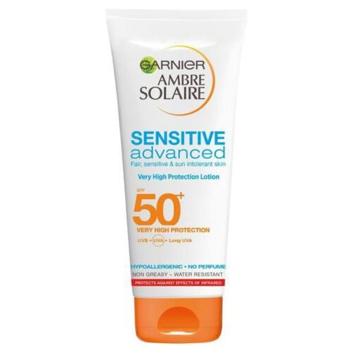 Garnier Ambre Solaire Sensitive Advanced Face Sun Cream SPF50+ 200ml