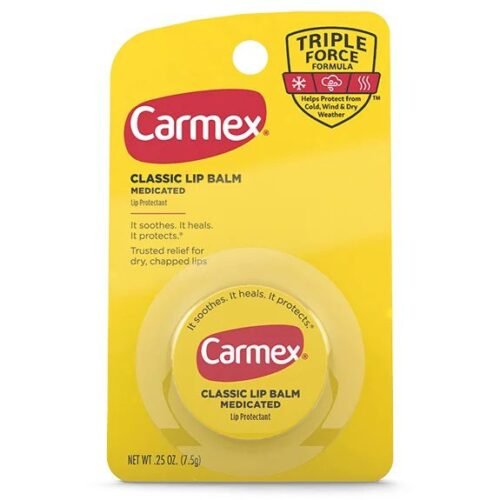 Carmex Classic lip balm
Original Jar