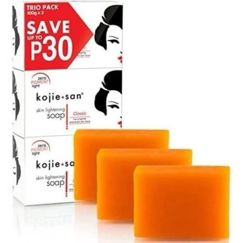 Kojie San Skin Lightening Kojic Acid Soap - 3 pieces