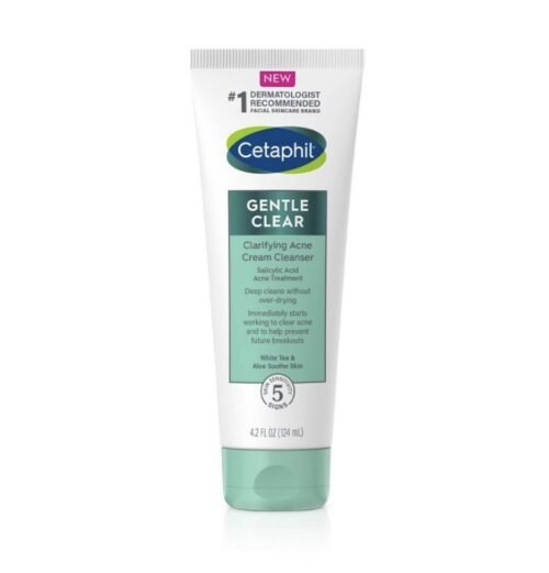 Cetaphil Gentle Clear Clarifying Acne Cream Cleanser