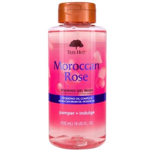 TreeHut Moroccan Rose Foaming Gel Wash